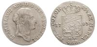 1 złoty = 4 grosze 1793/M.V., Warszawa, justowan