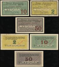 lot: 2(III), 10(I) i 50(I-) fenigów 05.1917, raz
