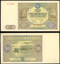 50 złotych 15.05.1946, seria B, Młczak 128.a