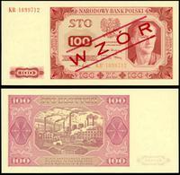 100 złotych 1.07.1948, WZÓR seria KR, wyśmienite