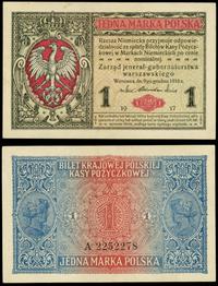 1 marka polska 9.12.1916, seria A, "jenerał", ba