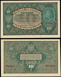 10 marek polskich 23.08.1919, II Serja U, piękne