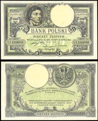 500 złotych 28.02.1919, seria S.A. 1210733, ugię