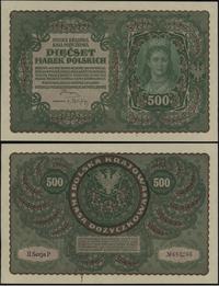 500 marek polskich 23.08.1919, II serja P, lekko