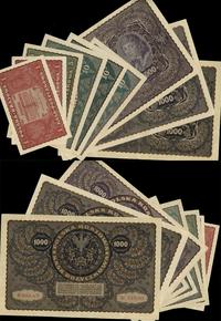 lot: 2x1, 5, 3x10, 3x1.000 marek polskich   1919