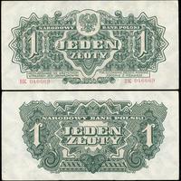 1 złoty 1944, Seria BK 046669, "obowiązkowym", z