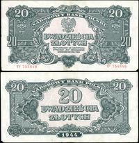 20 złotych 1944, Seria TP 754848, "obowiązkowe",