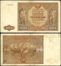 1.000 złotych 15.01.1946, seria U, Miłczak 122f