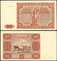 100 złotych 15.07.1947, seria A 4779574, Miłczak