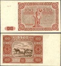 100 złotych 15.07.1947, seria C 7711225, pomarsz