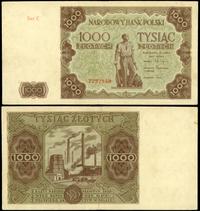 1.000 złotych 15.07.1947, seria C 7292840, Miłcz