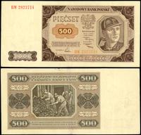 500 złotych 1.07.1948, seria BM, Miłczak 140d