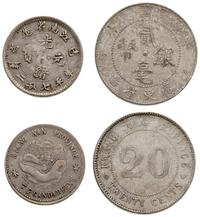 lot: 10 i 20 centów 1901 i 1920, 10 centów 1901,
