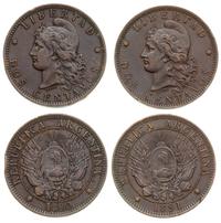 lot 2 monet 1890/91, 10 centavos 1890 i 1891 rok