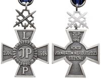 Krzyż Honoru z mieczami Zw. Leg. Polskich, biały