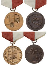 medal Zasłużony Działacz ZSMP i 10 lecia ZSMP By