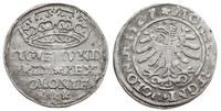 grosz koronny 1527, Kraków, odmiana z koroną w s