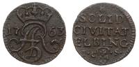 szeląg 1763 / I.C.-S., Elbląg, Kahnt 764