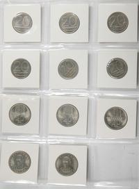 Polska, zestaw monet 20 złotych, 1973-1990