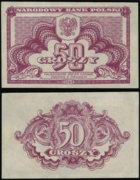 50 groszy 1944, ugięty prawy dolny róg, Miłczak 