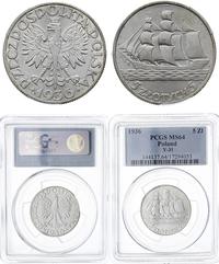 5 złotych 1936, Warszawa, Żaglowiec, moneta w pu