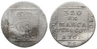 grosz srebrem 1767/FS, Warszawa, odmiana z wąską