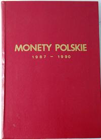 Polska, klaser z monetami obiegowymi, 1987-1990