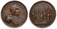 medal koronacyjny autorstwa H.P.Groskurta 1734 r
