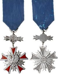 Order Zasługi PRL V klasa, biały metal srebrzony