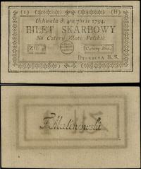 4 złote polskie 4.09.1794, seria 1-H, piękne, Mi