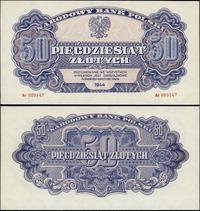 50 złotych 1944, "obowiązkowe" seria At nr 88914