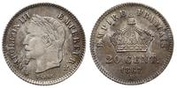 20 centymów 1867 A, Paryż