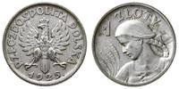 1 złoty 1925, Londyn, Popiersie kobiety, Parchim