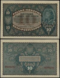10 marek polskich 23.08.1919, II Serja AC, numer