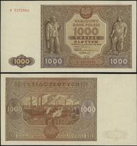 1.000 złotych 15.01.1946, seria E 2272883, przeg