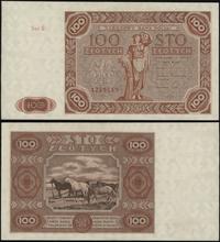 100 złotych 15.07.1947, seria G 1749449, Miłczak