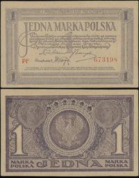 1 marka polska 17.05.1919, seria PF, numeracja 6