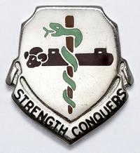 odznaka 45 Batalionu Medycznego Armii Stanów Zje