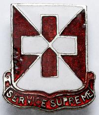 odznaka 106 Batalionu Medycznego Armii Stanów Zj