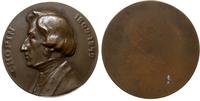 medal jednostronny z 1909 roku z sygnaturą - Lew