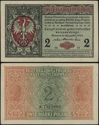 2 marki polskie 9.12.1916, "jenerał", seria A 78