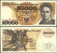 20.000 złotych  1.02.1989, seria AR, wyśmienicie