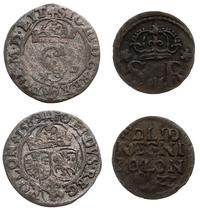 zestaw szelągów koronnych 1589 i 1623, razem 2 s