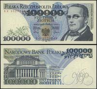 100.000 złotych 1.02.1990, seria BK 3527348, Mił