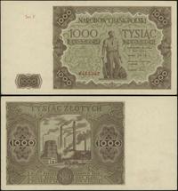 1.000 złotych 15.07.1947, seria F 6465342, rzadk