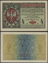 1/2 marki polskiej 9.12.1916, "jenerał", seria A