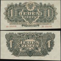 1 złoty 1944, seria EO, numeracja 331046, w klau