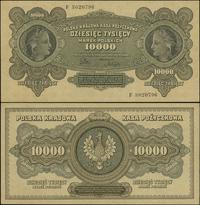 10.000 marek polskich 11.03.1922, seria F 302079