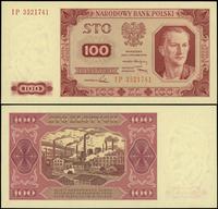 100 złotych 1.07.1948, seria IP 3521741, niedosk