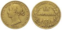 1 suweren /funt/ 1861, rzadki typ monety, złoto 